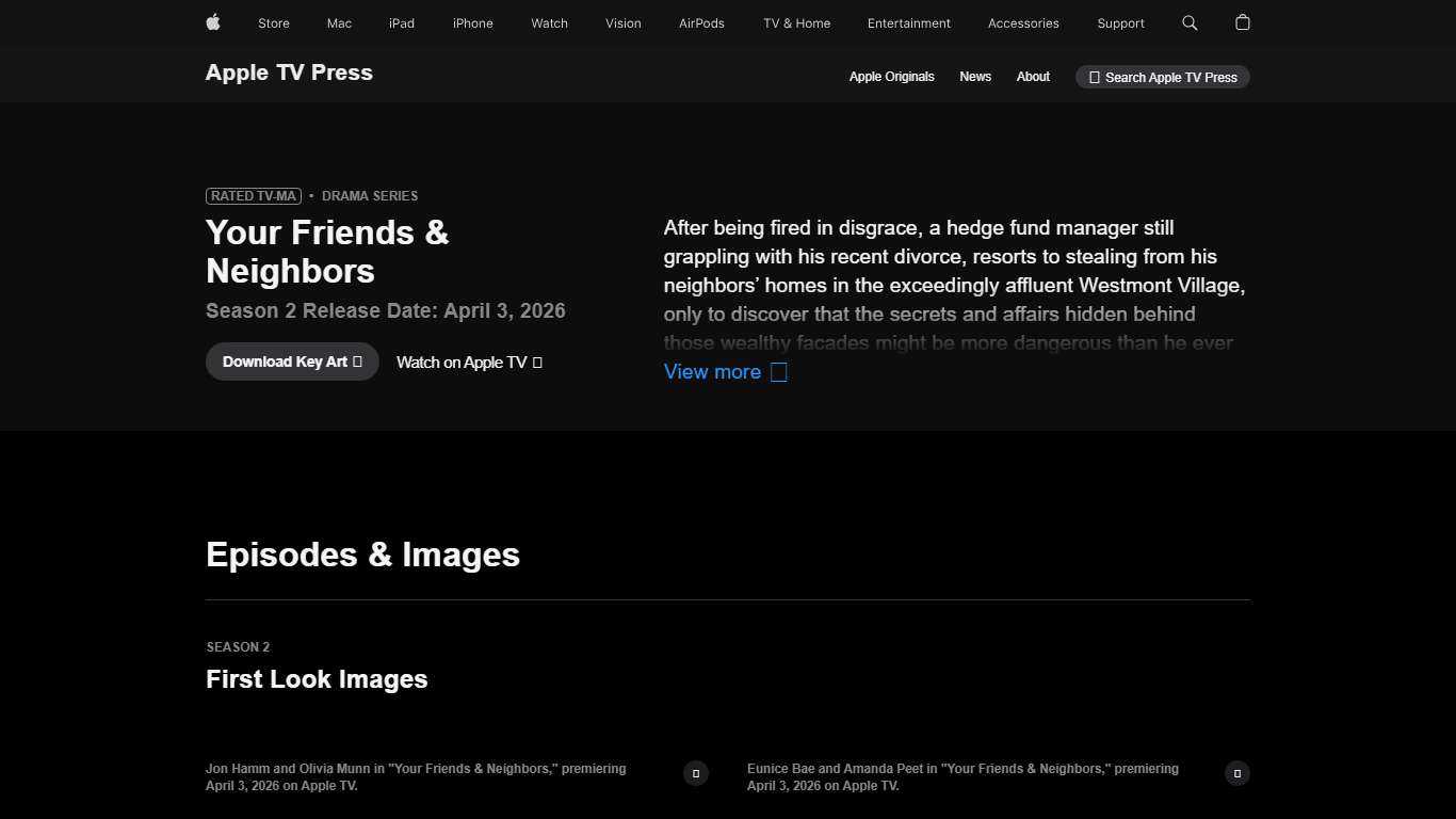 Your Friends & Neighbors - Apple TV Press